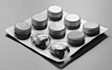 Tabletten in Packung für Patienten