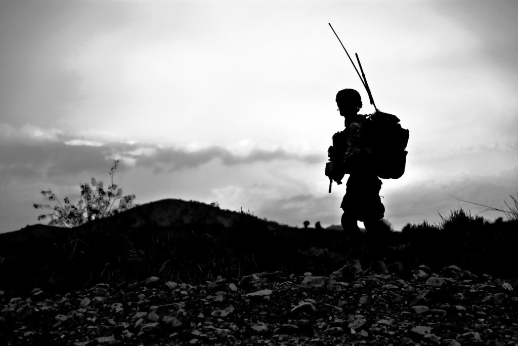 Bundeswehr Soldat im Einsatz Afghanistan.