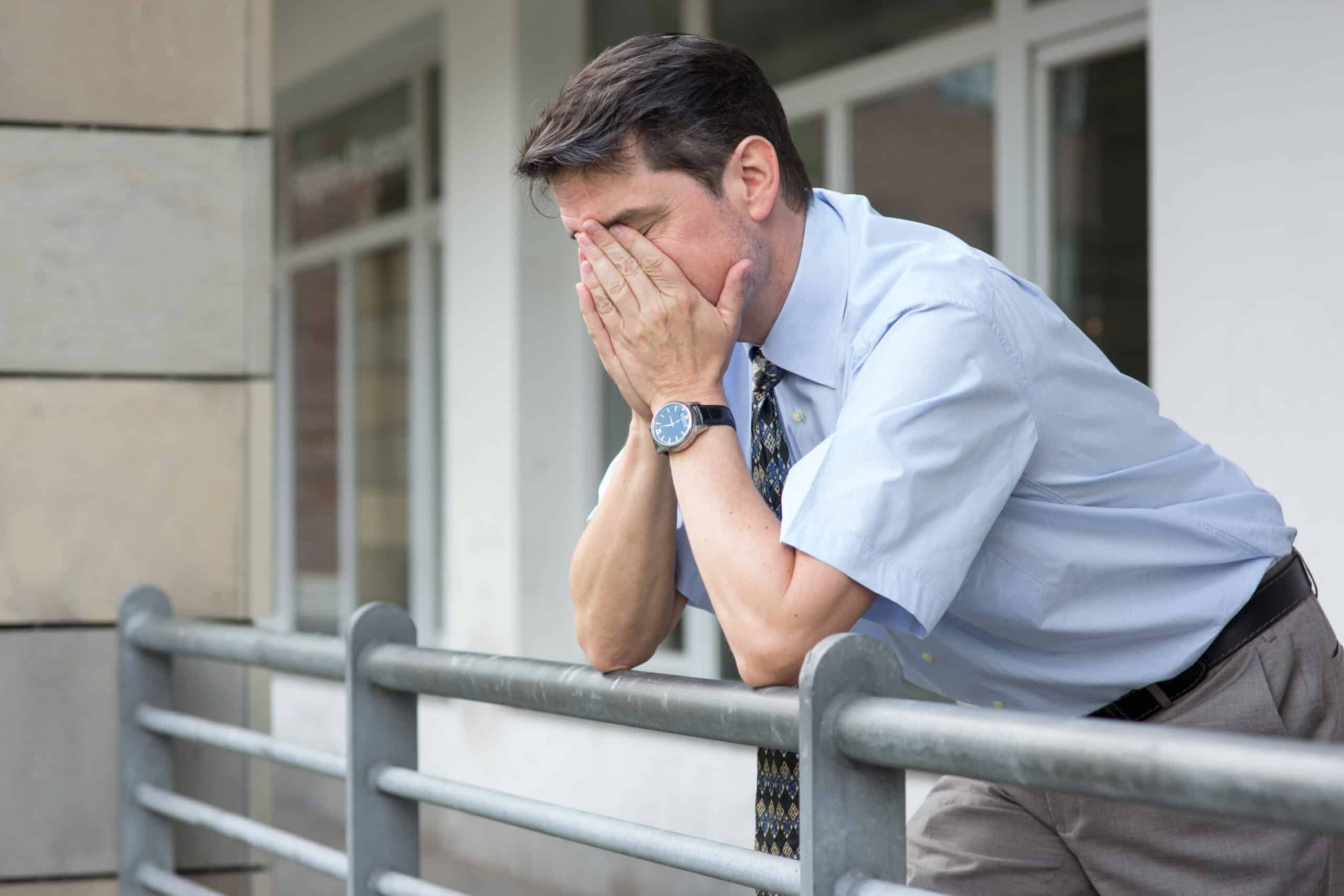 Burnout: Führungskräfte wollen ihre hochfunktionale Depression oftmals nicht wahrhaben. Foto: Adobe Stock / Mitmachfoto